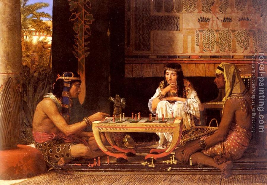 Sir Lawrence Alma-Tadema : Egyptian Chess Players
